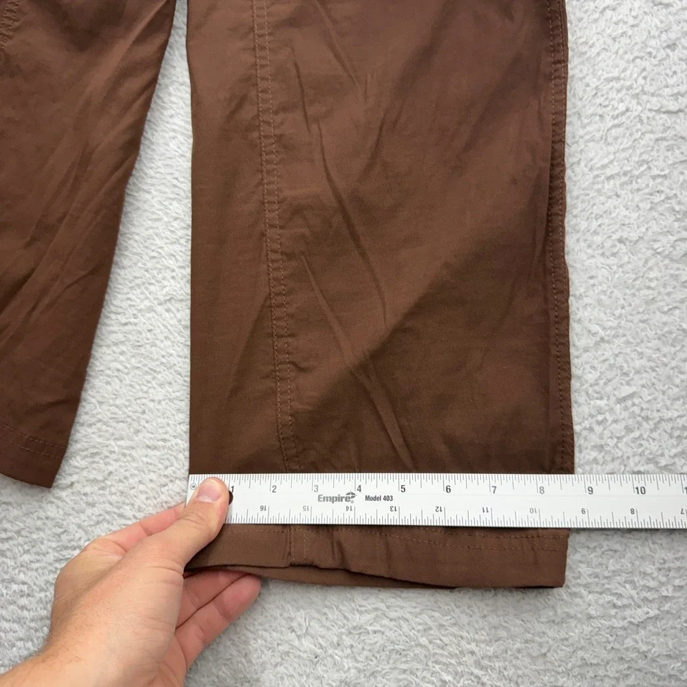 Eddie Bauer First Ascent Guide Pro Pants Mens 35x32 Brown Hiking Stretch Cargo